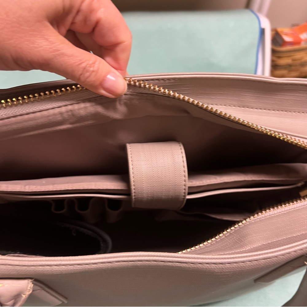 Dagne Dover Legend signature computer tote. Multiple interior pockets zip close - Picture 8 of 16